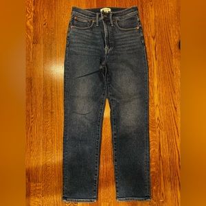 High rise straight Madewell jeans